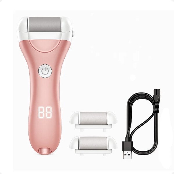 Pulidor Pédico Electrico Saca Dureza De Pies Usb Rosado