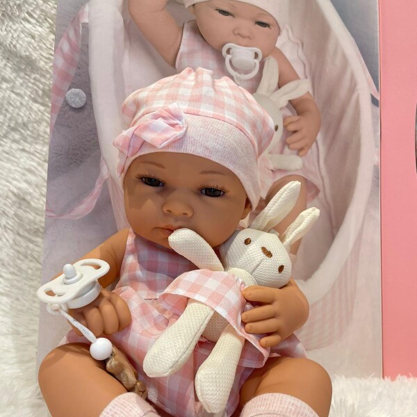 Muñeca OLIVE con accesorios rosa NEWBORN Muñeca OLIVE con accesorios rosa NEWBORN
