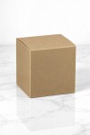 Caja plegable 12x12x15 cm. - KRAFT MARRON Caja plegable 12x12x15 cm. - KRAFT MARRON