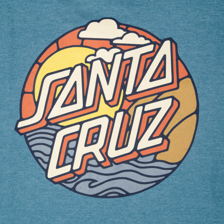 Remera Cliff View Santa Cruz - Celeste Remera Cliff View Santa Cruz - Celeste