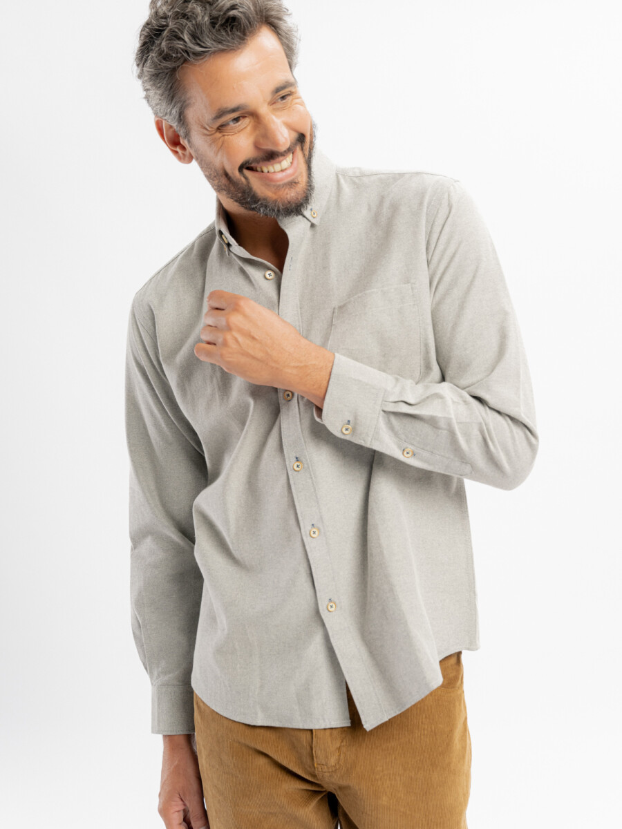 Camisa m/l oxford lisa - oliva 