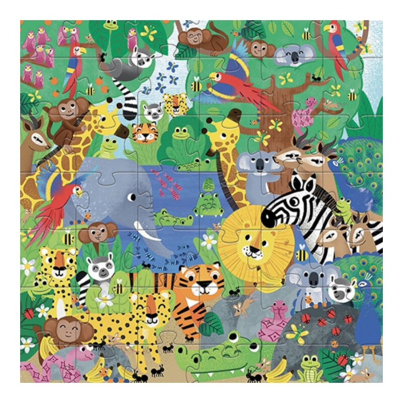 Puzzle Gigante Jungla 54 Piezas Djeco Puzzle Gigante Jungla 54 Piezas Djeco