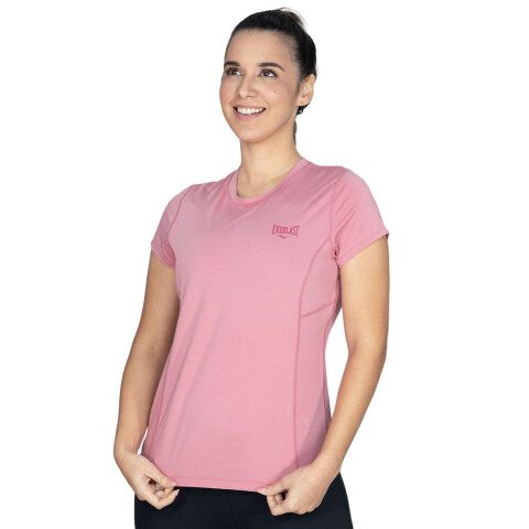 TSHIRT FEM POLY/SPX EVERLAST IMPACT PK W6 ROSA/GRAFITO