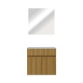 MUEBLE DE BAÑO SUSPENDIDO 60 CM CON MESADA Y ESPEJO MUEBLE DE BAÑO SUSPENDIDO 60 CM CON MESADA Y ESPEJO