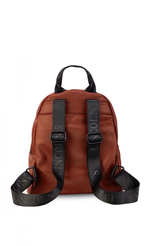 MOCHILA FLOR DE LOTO LADRILLO