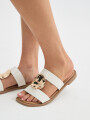 Sandalia Jurame Marfil / Off White