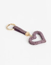 Llavero Strass Llavero Y Bag Charm Corazón Strass - Violeta Lila