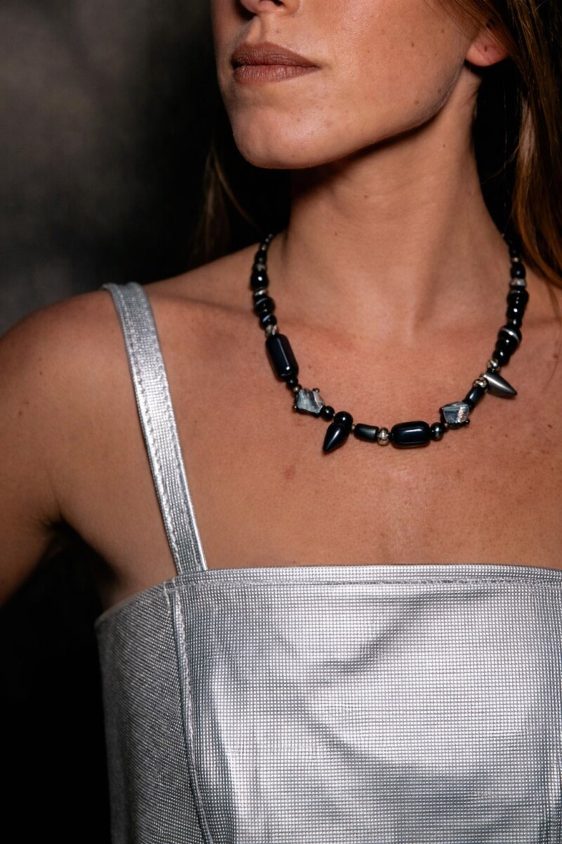 Multistone Necklace Vol 2 - Negro 