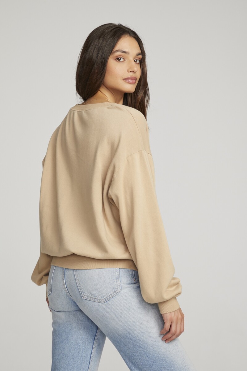 BUZO COTTON FLEECE Beige