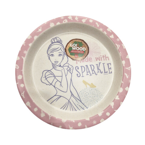 Plato con Fibra de Bambú Princesas U