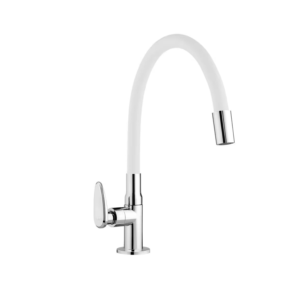 Grifo Unitario Mesa Cocina Albure Mouve Cromo Blanco 