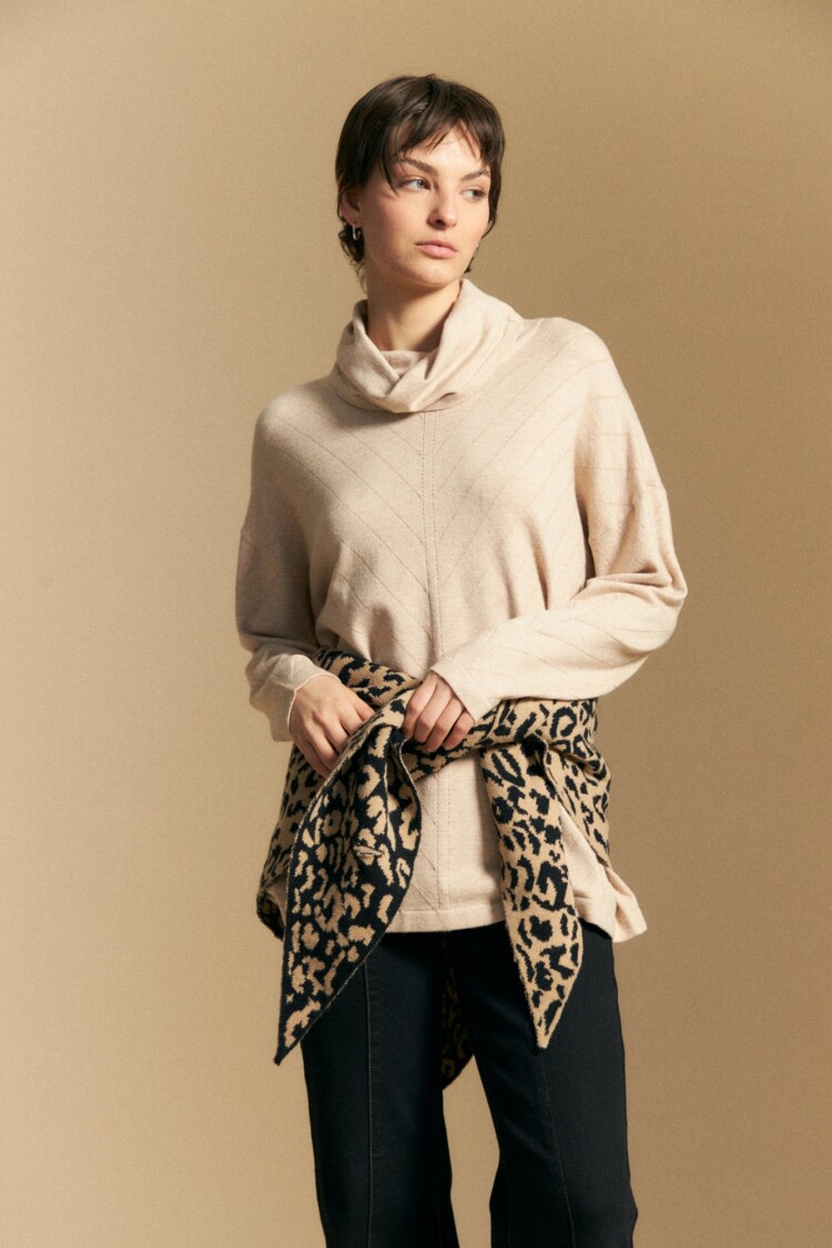POLERA AREQUIPA Beige Melange