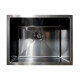 Pileta De Cocina Cuadrada Negra Acero Inoxidable 58.4X45.7X25.4 Incluye Desague Y Canastilla Aqualia
