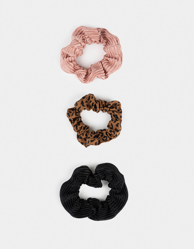 Skunzies Classic Set De Scrunchies - Combinacion Tricolor