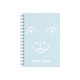Cuaderno animales A5 celeste