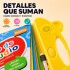 Libro Didáctico Interactivo Bilingüe con 20 Hojas Táctiles DISEÑO 1