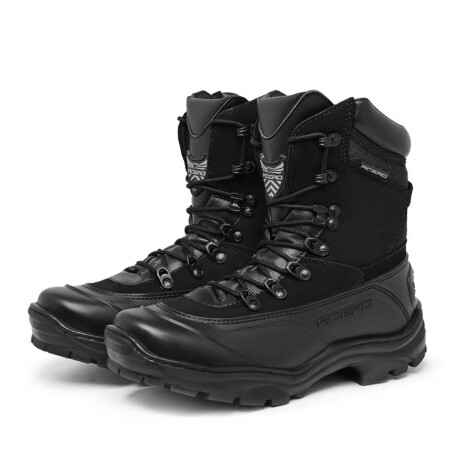 Botas Tácticas Acero Cuero Legitimo Borcegui TIGER PRO Negro