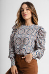 BLUSA VERONA ESTAMPADO AZUL