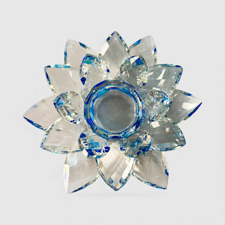 Centro De Mesa Flor De Loto Azul