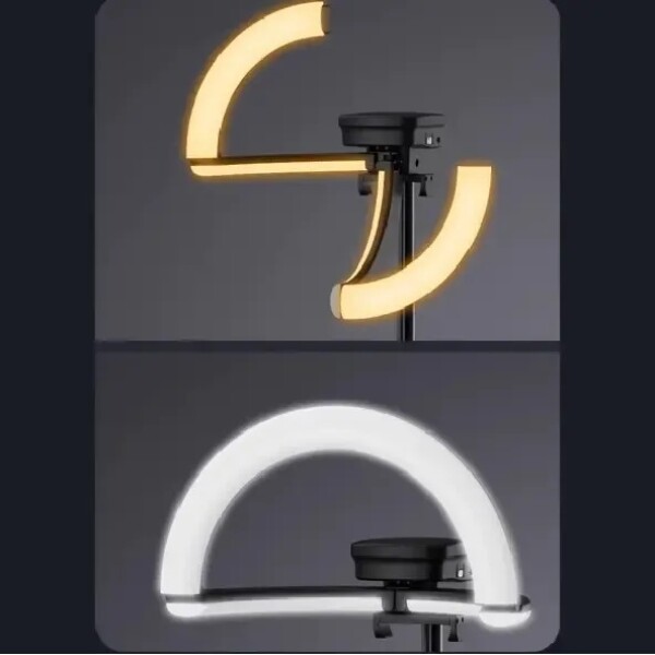 Aro De Luz Led 26cm Con Soporte Celular Tripode 4000mah ARO CON LUZ PORTATIL + TRIPODE VAR1243