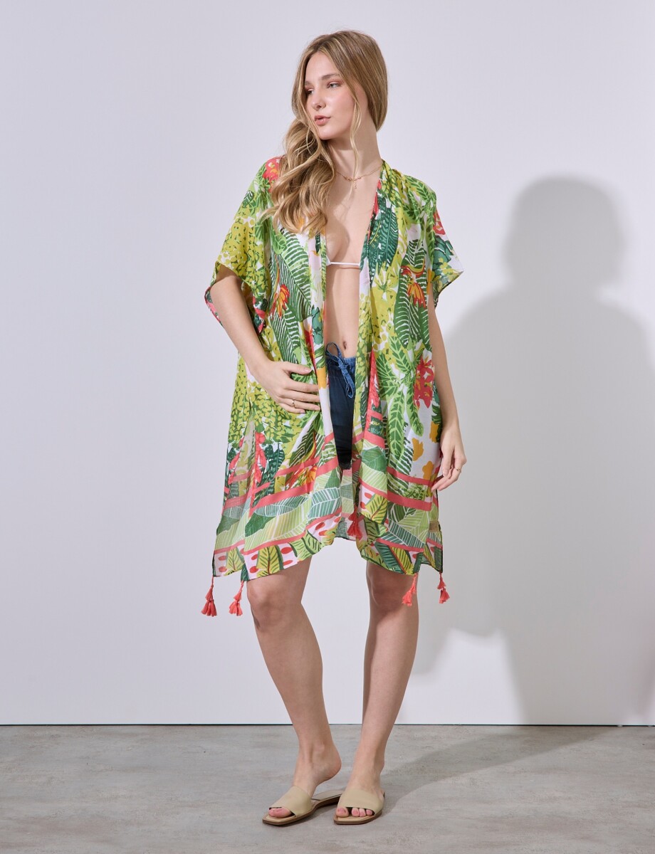 Kimono Jungle - Verde/multi 