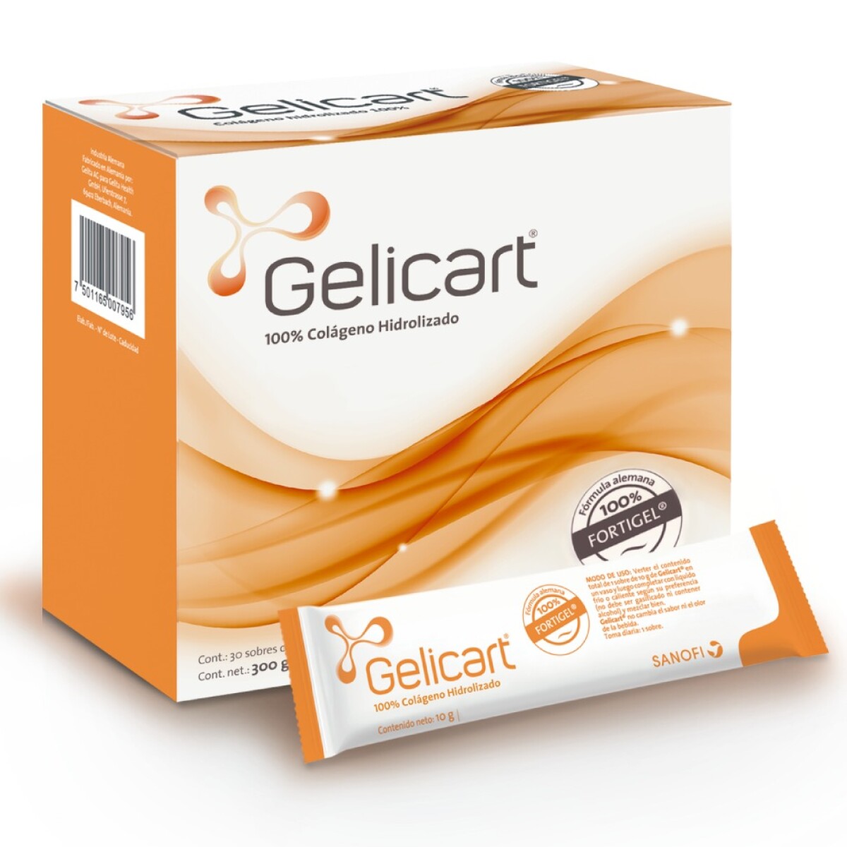Gelicart Colágeno 30 Sobres 