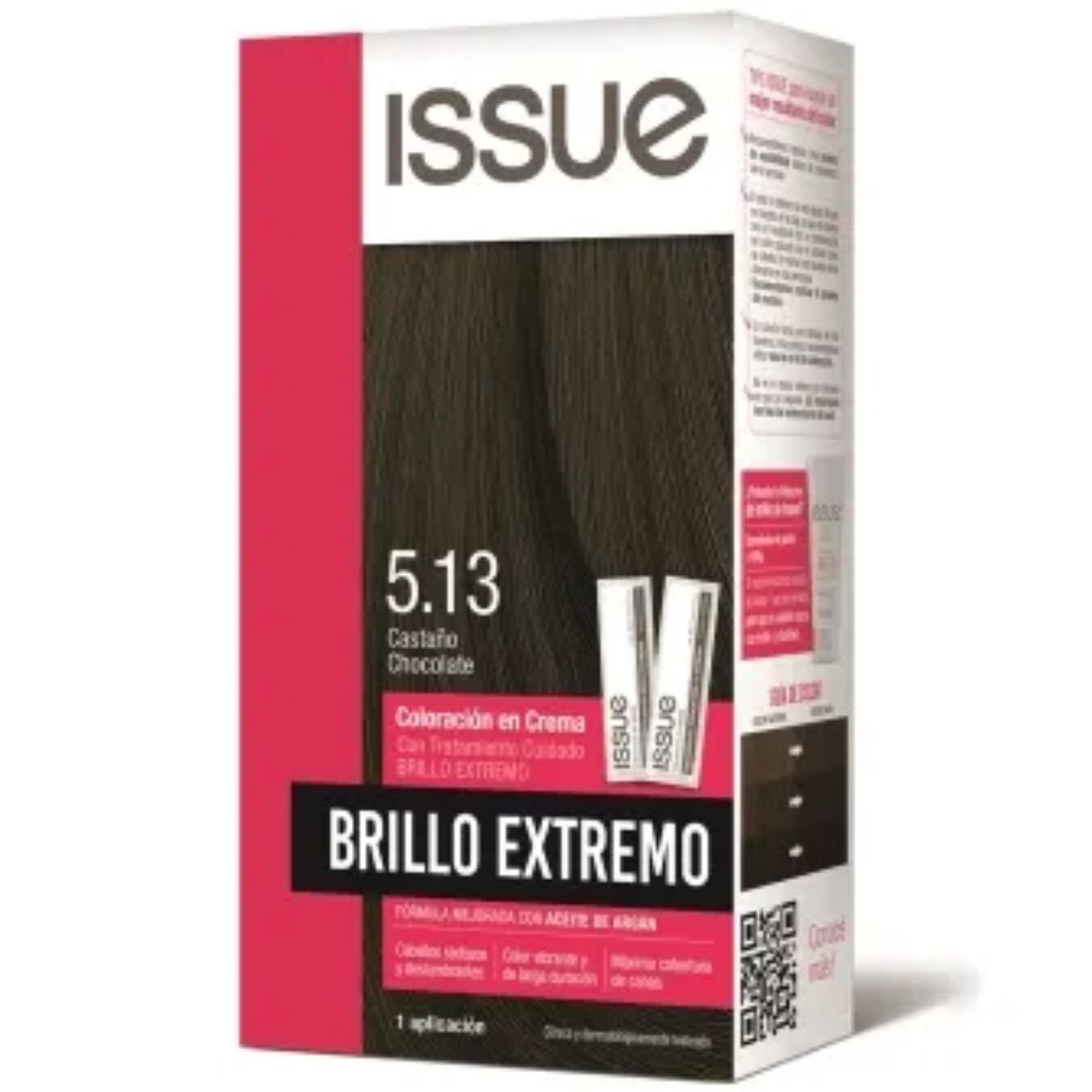 Tinta Issue Brillo Extremo Kit Castaño Chocolate 5.13 
