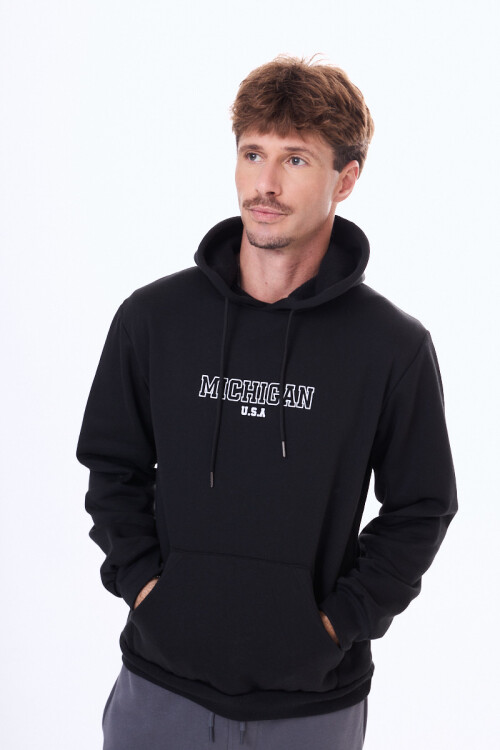 Buzo felpa Iquique Negro