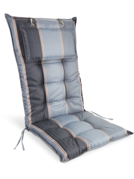 Almohadón jardín silla reclinable AKKA gris Almohadón jardín silla reclinable AKKA gris
