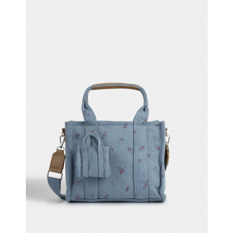 Cartera City Canvas Azul Gastado