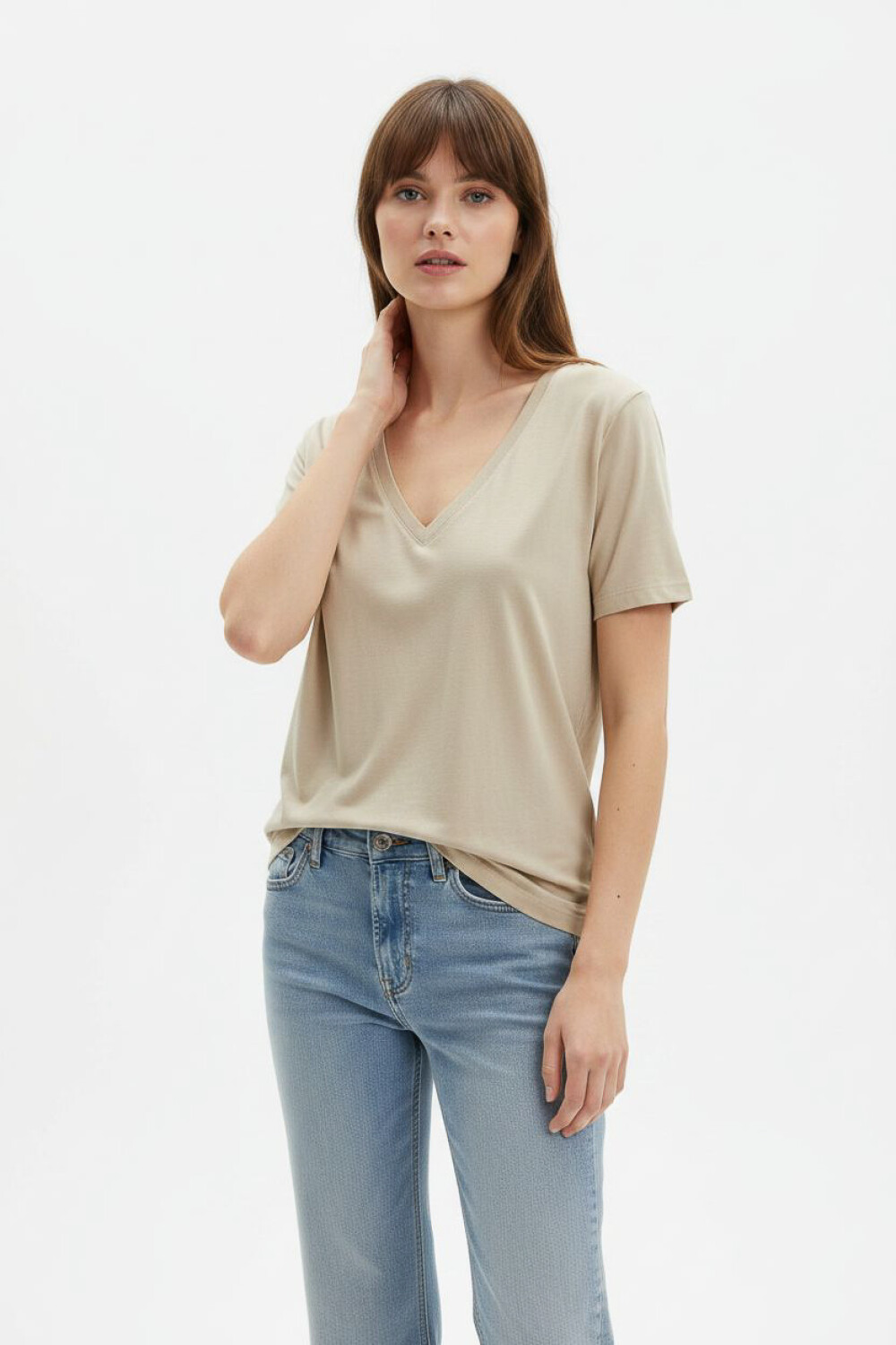 Remera Ursa Verde Grisaceo