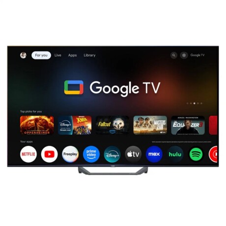 Smart Tv HAIER 55' QLED UHD 4K H55S80FUX Google Tv Con Control Remoto Smart Tv HAIER 55' QLED UHD 4K H55S80FUX Google Tv Con Control Remoto
