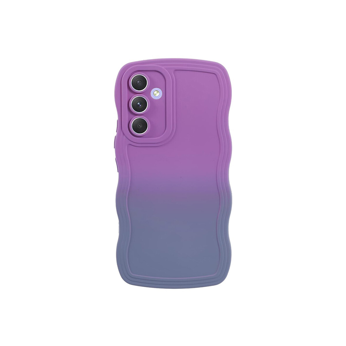 Protector Samsung Galaxy A34 ondulado degrade púrpura/azul 