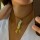 Raw Stone Necklace Amarillo