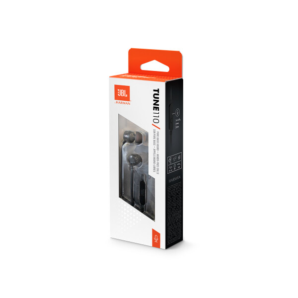 Auriculares JBL Tune 110 color negro Auriculares Jbl Tune 110 Color Negro