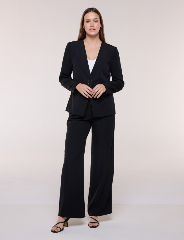 Blazer Botón NEGRO