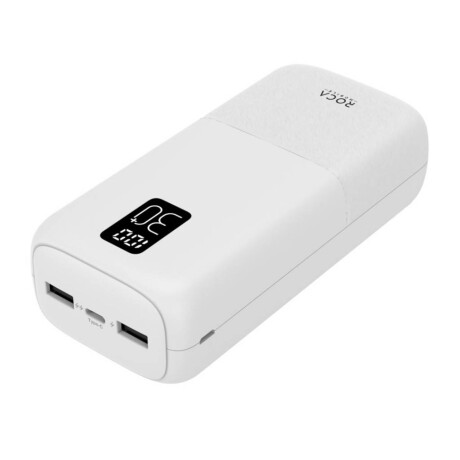 Power Bank ROCA PB30/LCD 30.000mAh Blanco Power Bank ROCA PB30/LCD 30.000mAh Blanco