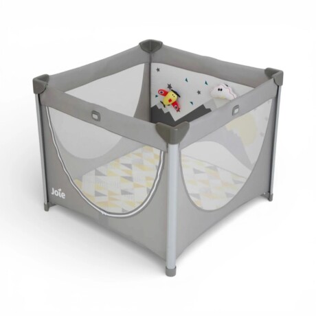 Corral Practicuna Cheer Joie con Malla y Colchón Extraíble GRIS