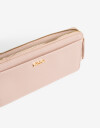Ficheros Billetera Fichero Rectangular Con Cierre - Rosa Piel