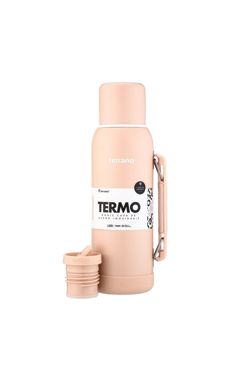 TERMO TERRANO NEW 1LT CON MANIJA PREMIUN ROSA