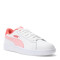 Championes de Mujer Puma Smash V2 W Blanco - Rosado Salmon