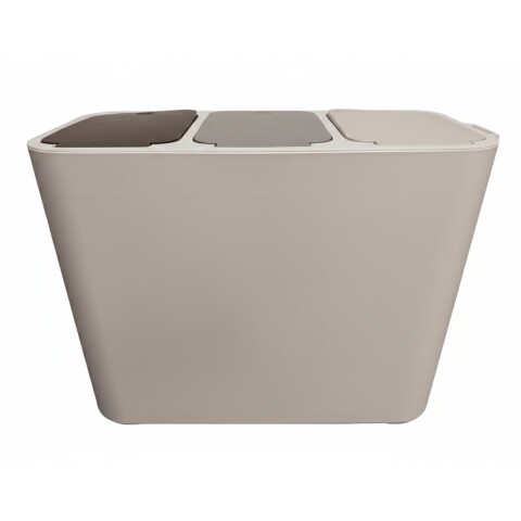 BASURERO PLAST 3 DIVISIONES 27L Unica