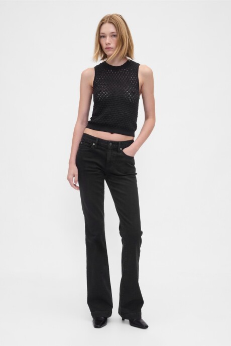 Jean Long And Lean Mujer Black 1