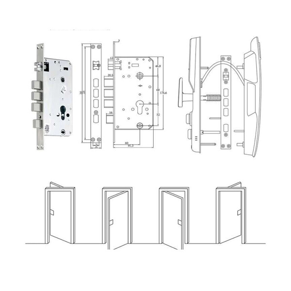 Cerradura Smart Tuya H20-p TUYA SMART CERRADURA WIFI H20P CAMARA