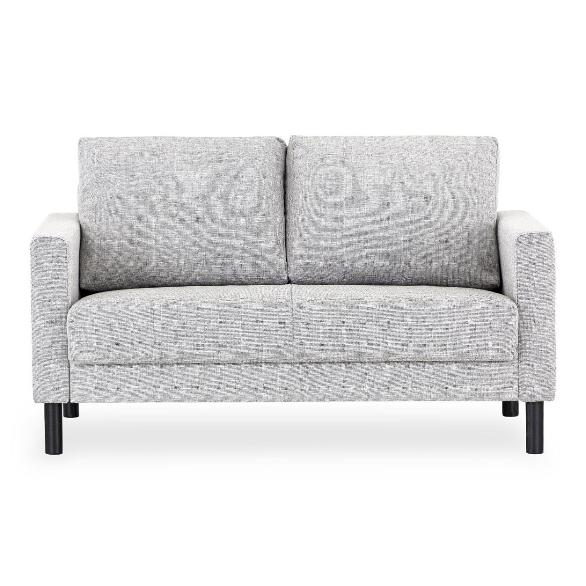 Sofá Living 2 Cuerpos Autoarmable Madera Ecosoft Y Poliester Gris 