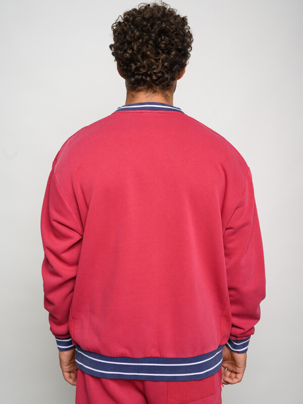 BUZO FLOW Nacional Hombre Beige, ordeaux