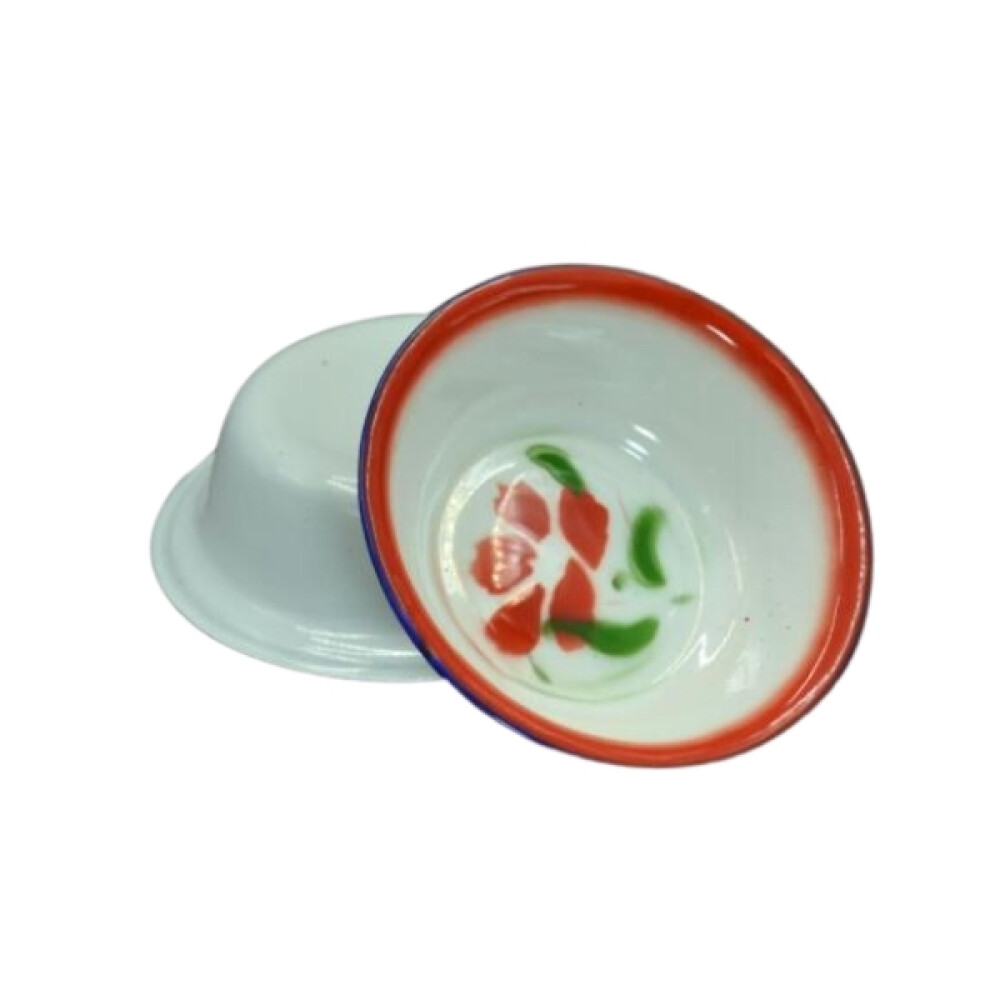 Ensaladera esmaltada 20 x 5.5 cms. floreado Ensaladera esmaltada 20 x 5.5 cms. floreado
