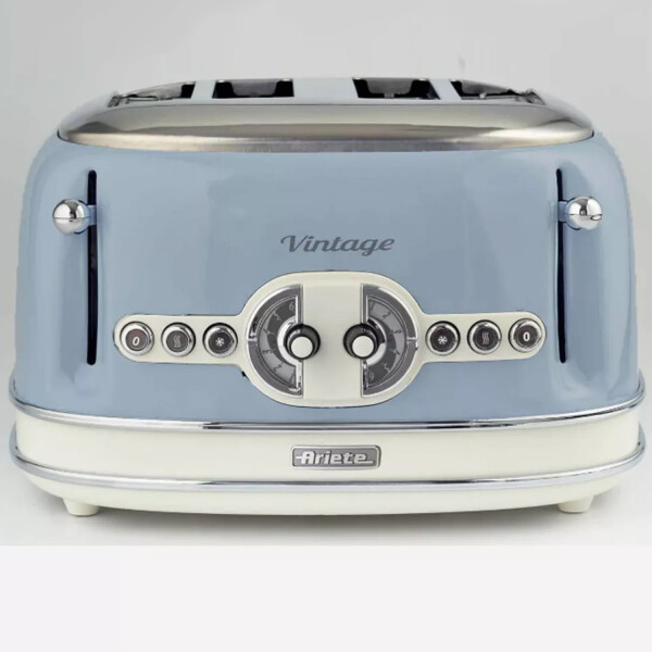 Tostadora Ariete 156 Vintage 1600w 4 Panes TOSTADORA ARIETE VINTAGE AZUL 4P 1460007