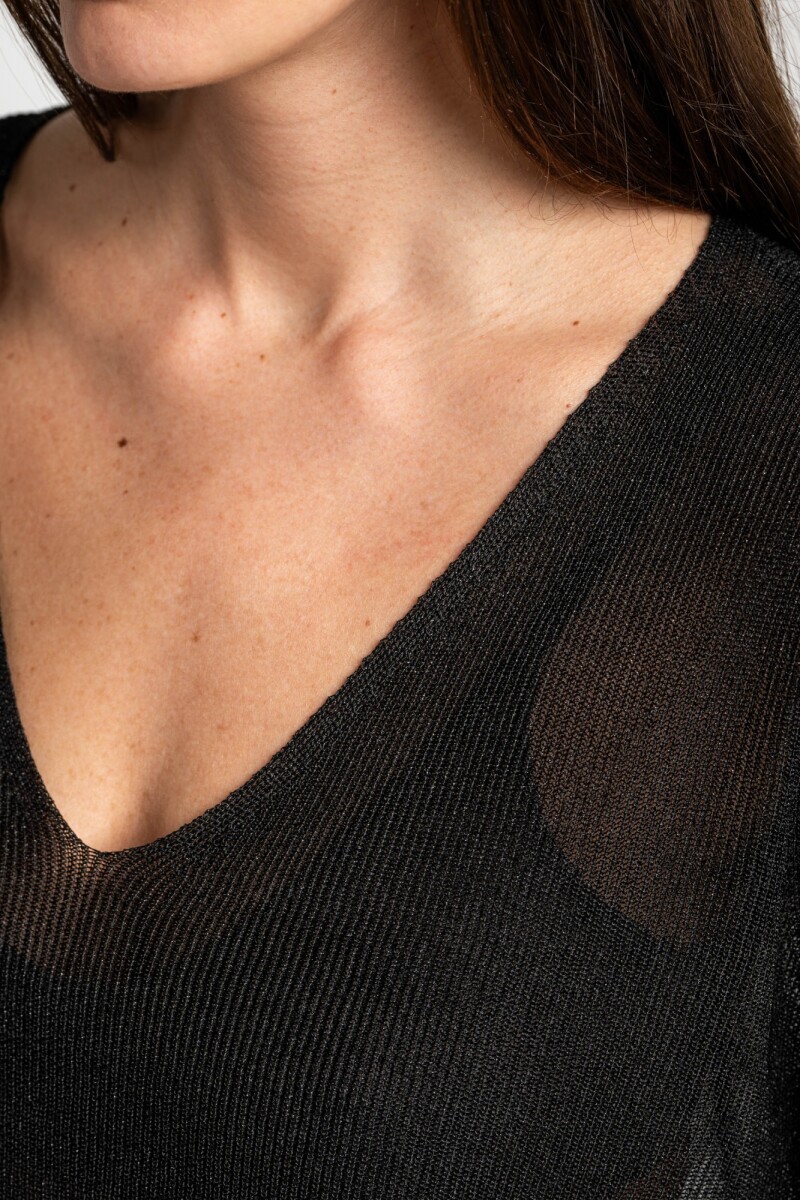 Sweater Lurex Negro