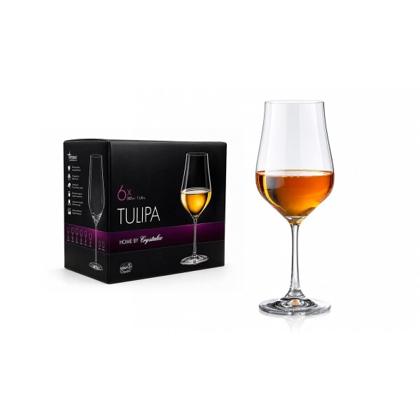 Set copas Tulipa 350 ml x6 BOHEMIA Set copas Tulipa 350 ml x6 BOHEMIA